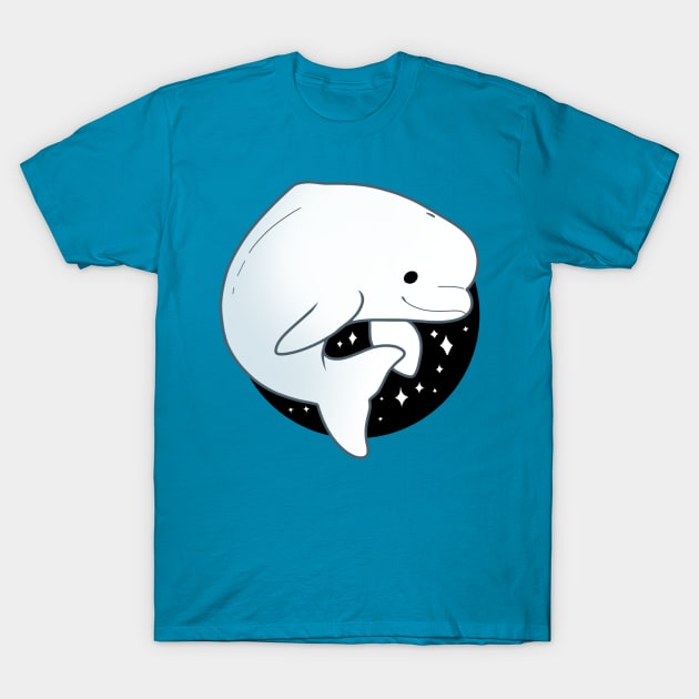 Beluga Whale T-Shirt by owlapin